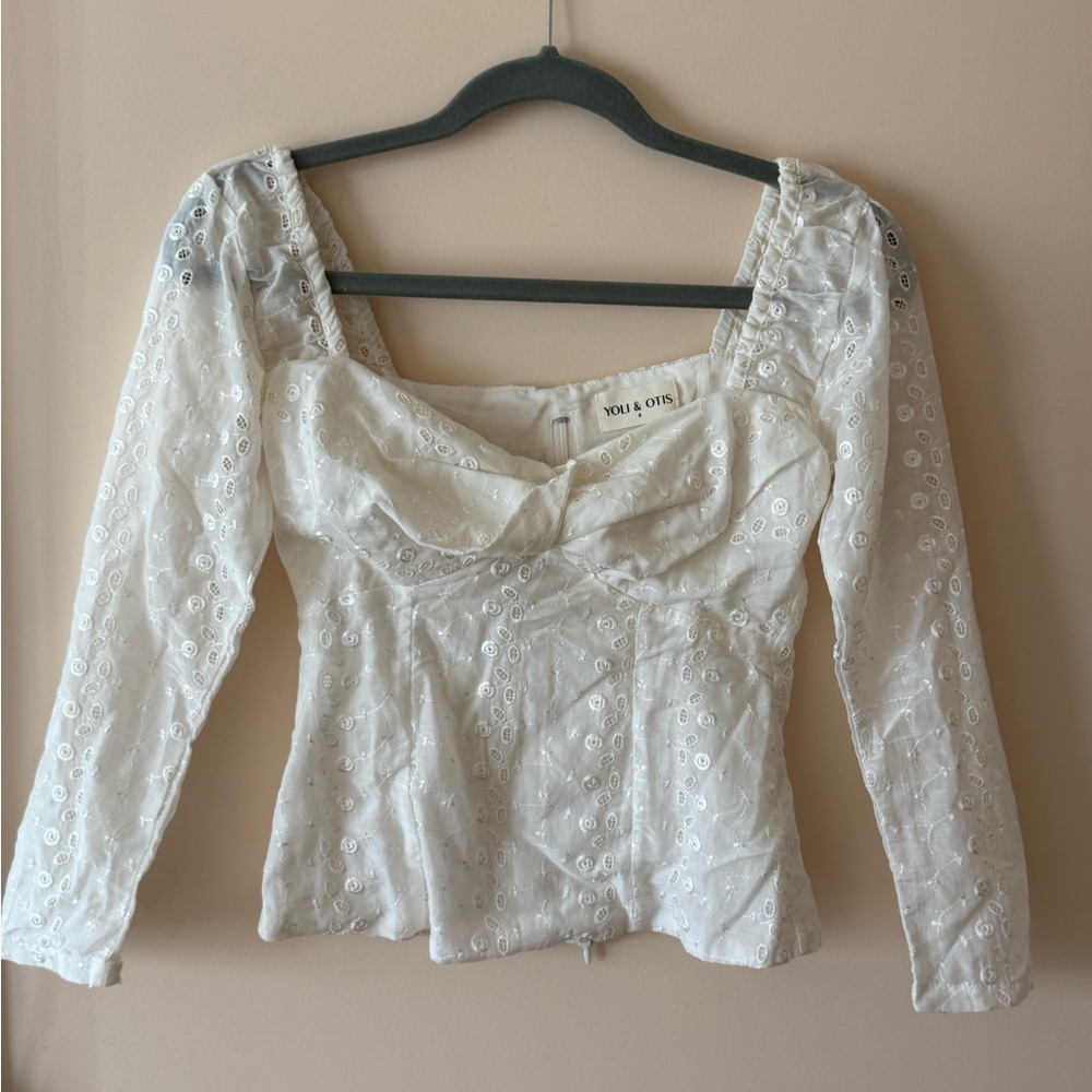 White Lace Blouse
